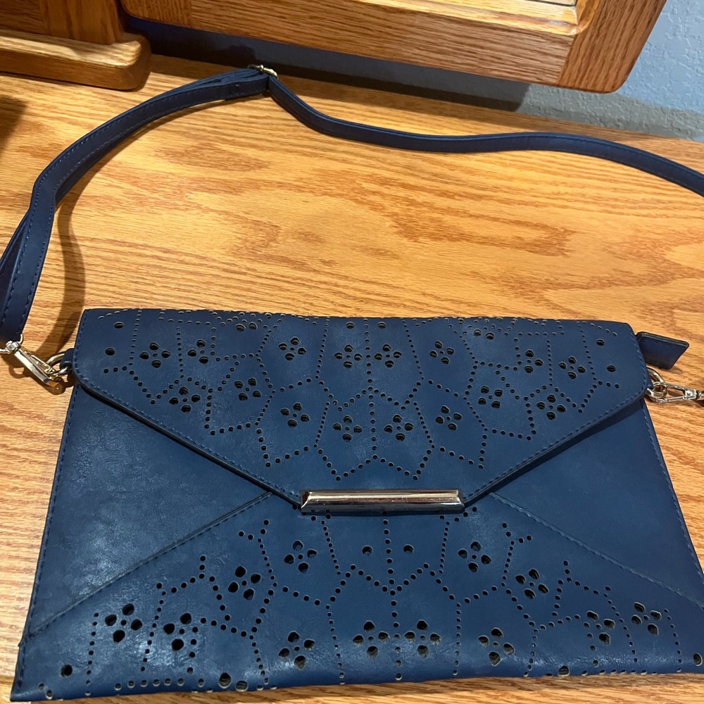 Blue dress bag